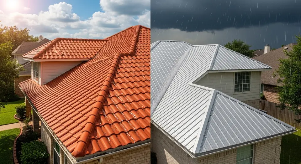 Clay Tile vs. Metal Roofing in Houston Which is Best