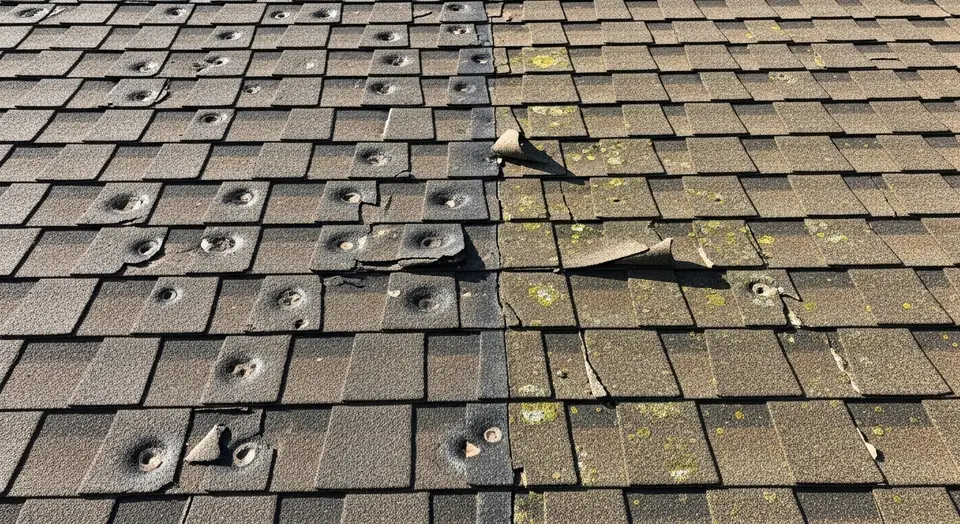 Hail Damage vs. Normal Roof Wear How to Spot the Difference