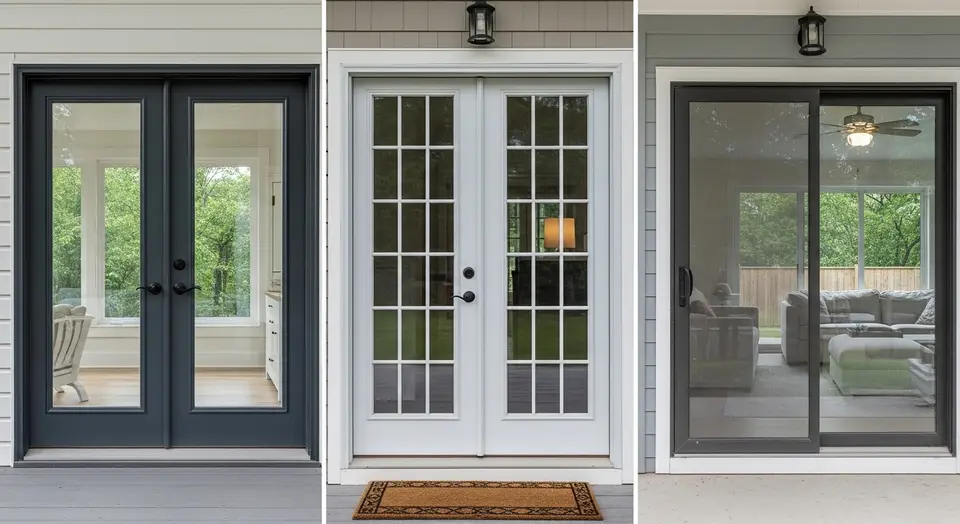 Patio Doors vs. French Doors vs. Sliding Glass Doors TX Guide
