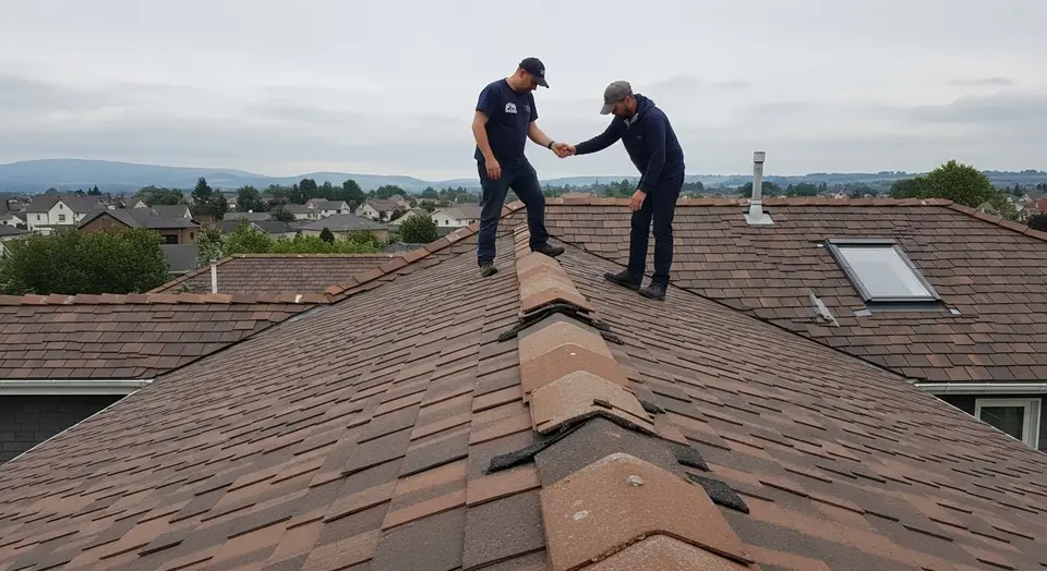 Roofing Team at Work in Harris County