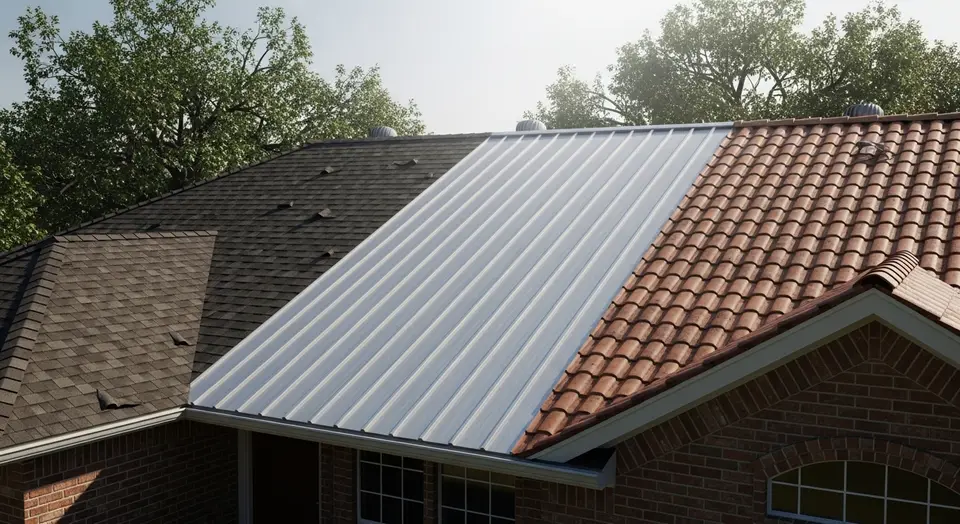 Roofing materials suited to The Woodlands climate